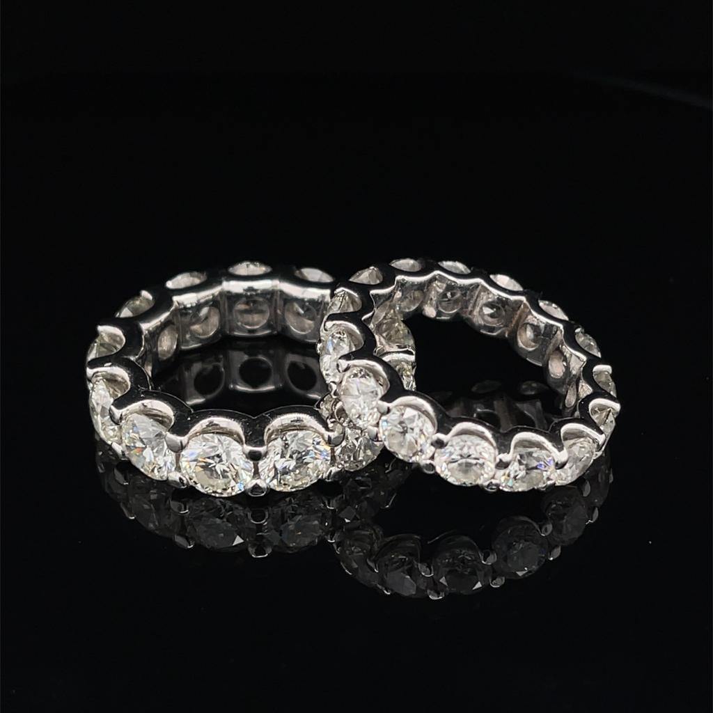 Custom Designed Fantasy Eternity Ring - Divine & Timeless Jewelry