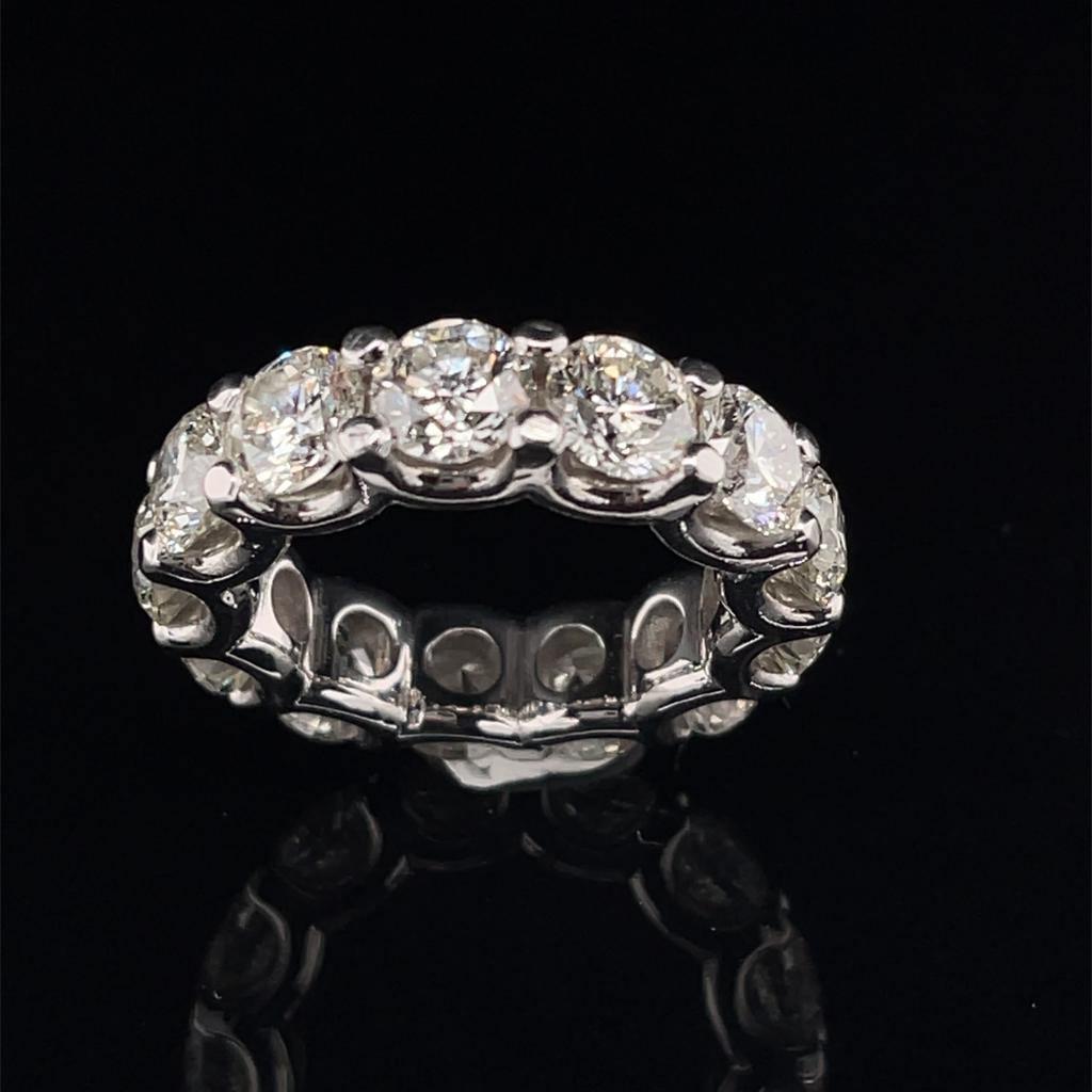 Custom Designed Fantasy Eternity Ring - Divine & Timeless Jewelry