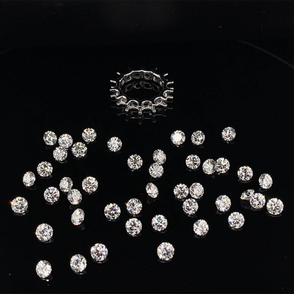 Custom Designed Fantasy Eternity Ring - Divine & Timeless Jewelry
