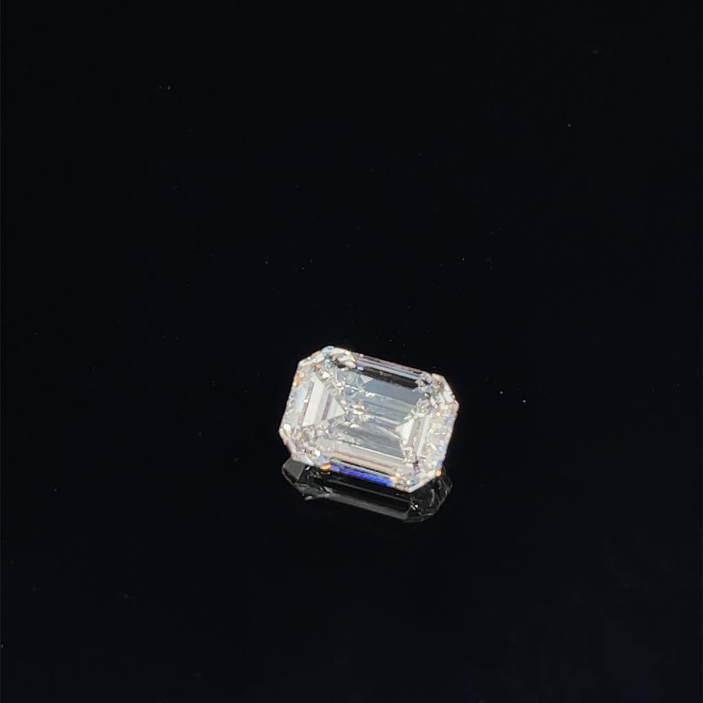 Custom Designed Emerald Cut Halo Ring - Divine & Timeless Jewelry