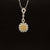 Yellow & White Diamond Sunflower Cluster Drop Pendant in 18k Two-Tone Gold - #560 - PDDIA349785