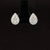 Diamond Cluster Pear Stud Earrings in 18k White Gold - #598 - ERDIA351056