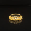 Yellow Diamond Cushion Cut Wedding Anniversary Ring in 18k Yellow Gold - #605 - RGDIA671822