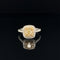 Fancy Yellow & White Diamond Double Halo Ring in 18k Two Tone Gold - (#119-JR0220GH) - Divine & Timeless Jewelry