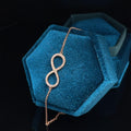 Diamond Infinity Symbol Delicate Bracelet - (# 146 - KAT59325ARG) - Divine & Timeless Jewelry