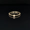 Diamond Bezel Sphere Stacking Ring in 14k Yellow Gold - #152 KAR59904AYG - Divine & Timeless Jewelry