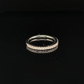 Slim Diamond Eternity Stacking Band in 14k White Gold - #158 YKR00078-084 - Divine & Timeless Jewelry
