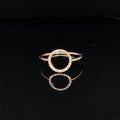 Modern Eternity Circle Diamond Ring in 14k Rose Gold - #160 - SR22513RG - Divine & Timeless Jewelry