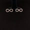 Diamond Infinity Symbol Stud Earrings in 14k Rose Gold - #166 SE21737-010 - Divine & Timeless Jewelry