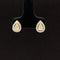 Fancy Yellow Diamond Raindrop Diamond Studs in 18k Two-Tone Gold - (#196 - ERDIA349952)