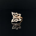 Diamond Butterfly Fashion Ring in 18k Rose Gold - (#20-HRDIA002292) - Divine & Timeless Jewelry
