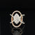 Diamond Marquise Cluster Orbital Halo Split Ring in 18k Two-Tone Gold - (#216 - RGDIA647780)