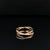 Diamond X Orbital Stacking Ring in 18k Rose Gold - (#229 - HRDIA004230)