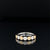 Diamond Milgrain Bezel Ring in 14k Two-Tone Gold -  #247 JRB100GPB