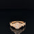 Diamond Triple Halo Cluster Promise Ring in 18k Rose Gold - (#26-HRDIA002730) - Divine & Timeless Jewelry