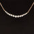 Diamond Tennis Chain 0.51ctw Anniversary Necklace in 18k Rose Gold, 17” - #305 - NLDIA067156