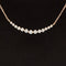 Diamond Tennis Chain 0.51ctw Anniversary Necklace in 18k Rose Gold, 17” - #305 - NLDIA067156