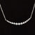 Diamond Tennis Chain 0.51ctw Bezel Link Necklace in 18k White Gold, 17”- #309 - NLDIA067672