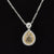 Yellow & White Diamond 1.05ctw Raindrop Bezel Station Necklace in 18k Two-Tone Gold - #322 - NLDIA062092