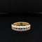 Diamond 0.69ctw Single Row Anniversary Ring Wedding Band in 18k Yellow Gold - #366 - RGDIA670088