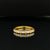 Yellow & White Diamond 0.50ctw Bezel Wedding Ring Anniversary Band in 18k Two-Tone Gold - #367 -  RGDIA668696