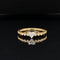Diamond 0.22ctw Heart Solitaire Bezel Engagement Ring in 18k Yellow Gold - #371- RGDIA668270