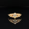 Diamond 0.66ctw Milgrain Leaf Engagement Ring in 18k Yellow Gold - #372 - RGDIA668144