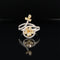 Yellow & White Diamond 1.41ctw Double Flower Vine Ring in 18k Two-Tone Gold - #373 - RGDIA657200