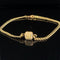 Fancy Yellow & White Diamond 0.64ctw Curb Chain Bracelet in 18k Yellow Gold - #378 -BRDIA090965