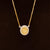 Fancy Yellow & White Diamond 0.38ctw Oval Vintage Necklace in 18k Two-Tone Gold - #401 -  NLDIA068476