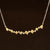 Fancy Yellow & White Diamond 1.04ctw Bar Necklace in 18k Two-Tone Gold - #407 - NLDIA068560