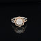 Diamond 0.63ctw Lace Tulip Halo Split Ring in 18k Two-Tone Gold - #411 - RGDIA650006