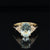 Aquamarine & Diamond 2.84ctw Cluster Ring in 18k Yellow Gold - #418 RGAQU006683