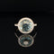 Aquamarine & Diamond 3.85ctw Engagement Ring in 18k Yellow Gold - #419 - RGAQU006665