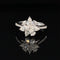 Diamond 1.52ctw Pear Cluster Vintage Engagement Ring in 18k White Gold - #438 - RGDIA458654