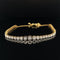 Diamond Tennis Bolo Bracelet in 18k Yellow Gold - Adjustable - (#43-HBDIA000158) - Divine & Timeless Jewelry