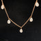 Diamond Eternity Halo Station Necklace in 18k Rose Gold - (#47-HLDIA000447) - Divine & Timeless Jewelry
