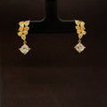 Fancy Yellow & White Diamond Formal Earrings in 18k Yellow Gold - #500 - ERDIA354698