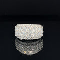 Multi-Row Diamond Cluster Anniversary Ring in 18k Gold - #520 - RGDIA670448
