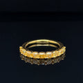 Fancy Yellow Diamond ½ Eternity Wedding Ring in 18k Yellow Gold m- #556 - RGDIA671390