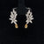 Fancy Yellow & White Diamond Cascade Formal Earrings in 18k White Gold - (#76-ERDIA 285739) - Divine & Timeless Jewelry