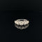 Diamond Multi-Halo Cluster Anniversary Ring in 18k White Gold - (#29-HRDIA000792)