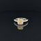 Fancy Yellow & White Diamond Radiant Halo Ring in 18k Two Tone Gold - (#117-JR0894GH-01)