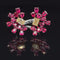 Ruby & Fancy Yellow Diamond 6.23ctw Flower Double Open Ring in 18k White Gold - #431 - RGRUB104873