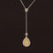 Fancy Yellow & White Diamond 1.12ctw Y-Necklace in 18k Two-Tone Gold - #399 - NLDIA068716