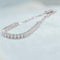 Modern & Slender Diamond Bar Tennis Bracelet in 18k White Gold - (#143 - BR1246 - #37950WG) - Divine & Timeless Jewelry
